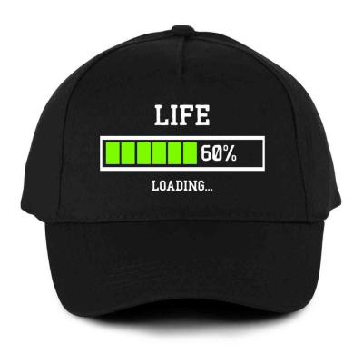 Vicces Baseball Sapka Bs027 Life 60 Fekete