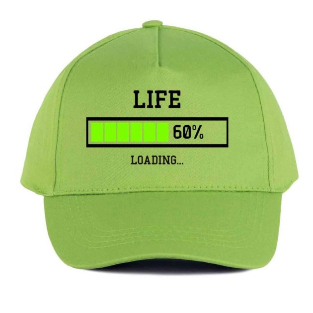 Vicces Baseball Sapka Bs027 Life 60 Lime