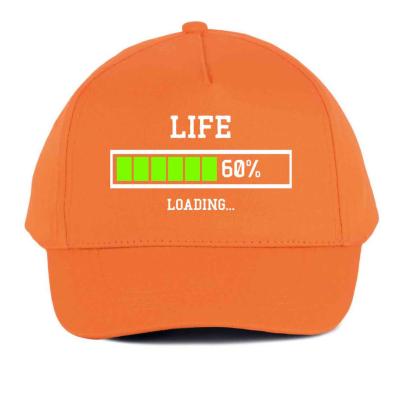 Vicces Baseball Sapka Bs027 Life 60 Narancs