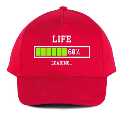 Vicces Baseball Sapka Bs027 Life 60 Piros