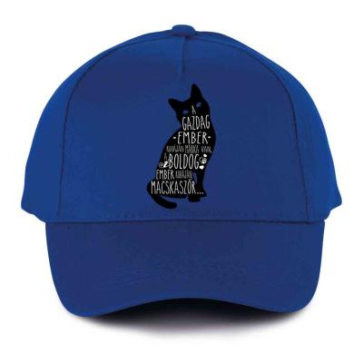 Vicces Baseball Sapka Bs049 A Gazdag Ember Macskaszor Kek