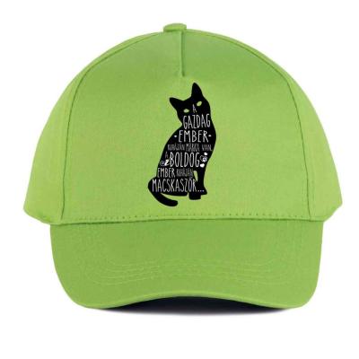 Vicces Baseball Sapka Bs049 A Gazdag Ember Macskaszor Lime