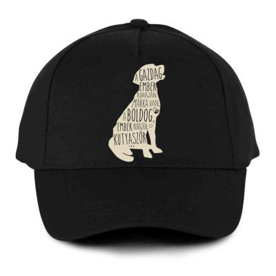 Vicces Baseball Sapka Bs050 A Gazdag Ember Kutyaszor Fekete