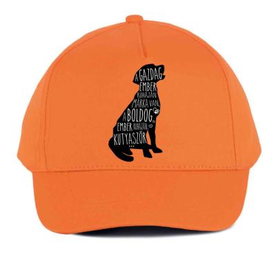 Vicces Baseball Sapka Bs050 A Gazdag Ember Kutyaszor Narancs