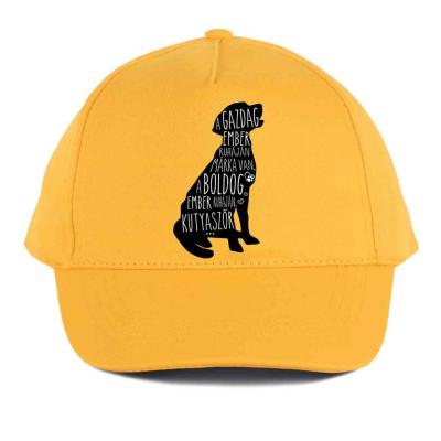 Vicces Baseball Sapka Bs050 A Gazdag Ember Kutyaszor Sarga