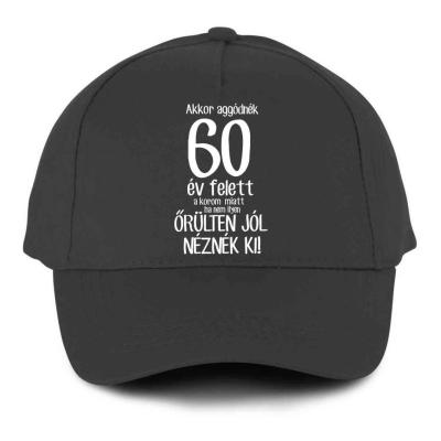 Vicces Baseball Sapka Bs058 Aggor Aggodnek 60 Sotetszurke