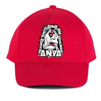 Vicces Baseball Sapka Bs064 ANYA Piros