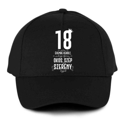 Vicces Baseball Sapka Bs072 18 Evembe Fekete