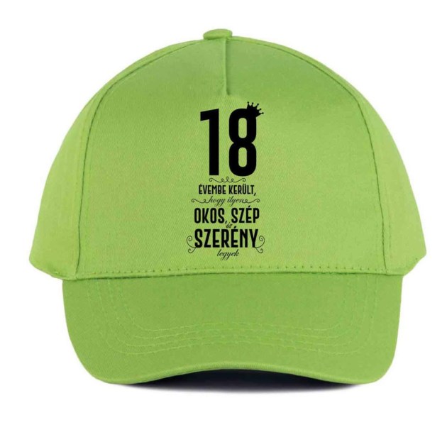 Vicces Baseball Sapka Bs072 18 Evembe Lime