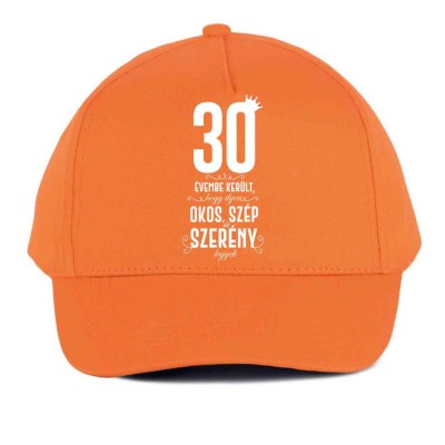 Vicces Baseball Sapka Bs074 30 Evembe Narancs