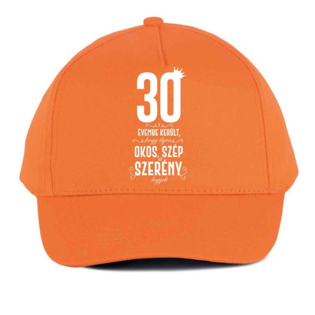 Vicces Baseball Sapka Bs074 30 Evembe Narancs