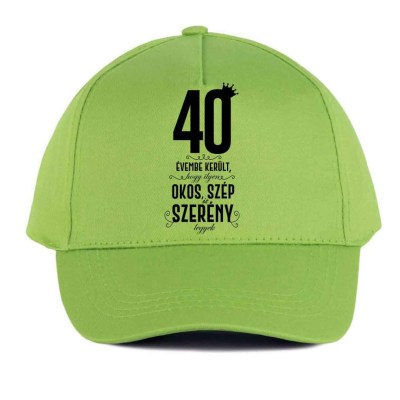 Vicces Baseball Sapka Bs075 40 Evembe Lime