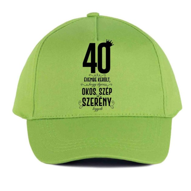Vicces Baseball Sapka Bs075 40 Evembe Lime