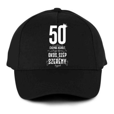 Vicces Baseball Sapka Bs076 50 Evembe Fekete