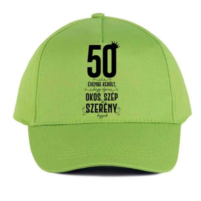 Vicces Baseball Sapka Bs076 50 Evembe Lime