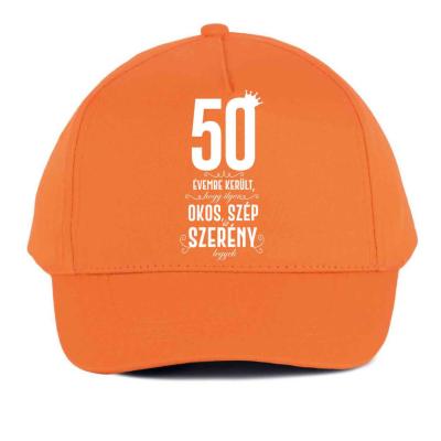 Vicces Baseball Sapka Bs076 50 Evembe Narancs
