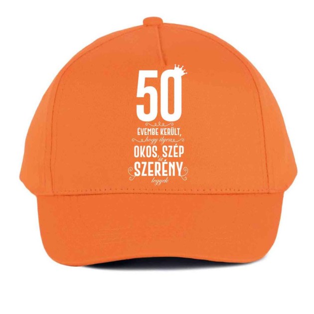 Vicces Baseball Sapka Bs076 50 Evembe Narancs