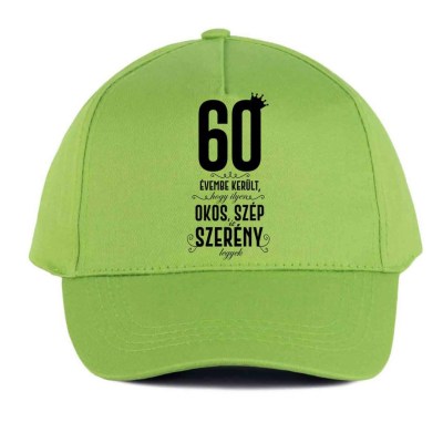 Vicces Baseball Sapka Bs077 60 Evembe Lime