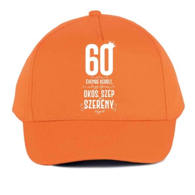 Vicces Baseball Sapka Bs077 60 Evembe Narancs