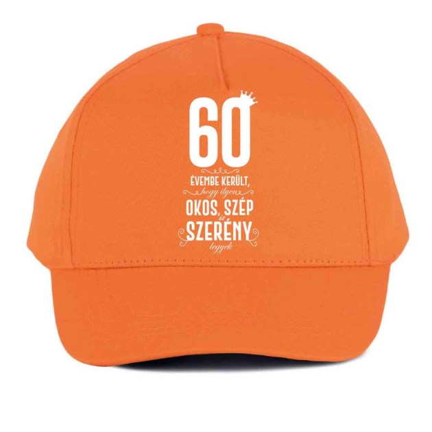 Vicces Baseball Sapka Bs077 60 Evembe Narancs