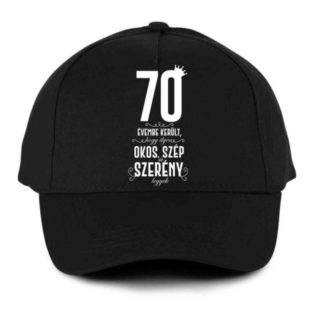 Vicces Baseball Sapka Bs078 70 Evembe Fekete