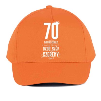 Vicces Baseball Sapka Bs078 70 Evembe Narancs
