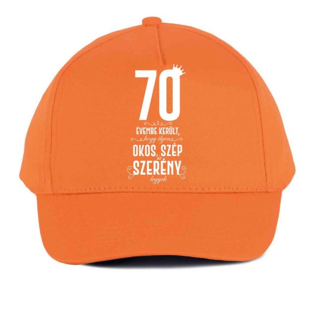 Vicces Baseball Sapka Bs078 70 Evembe Narancs