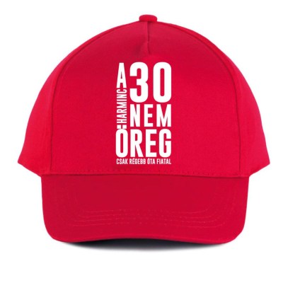 Vicces Baseball Sapka Bs103 30 Nem Oreg Piros
