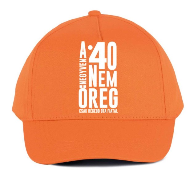 Vicces Baseball Sapka Bs104 40 Nem Oreg Narancs