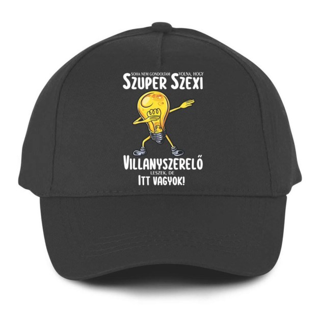 Vicces Baseball Sapka Bs135 Szexi Villanyszerelo Fekete   Copy
