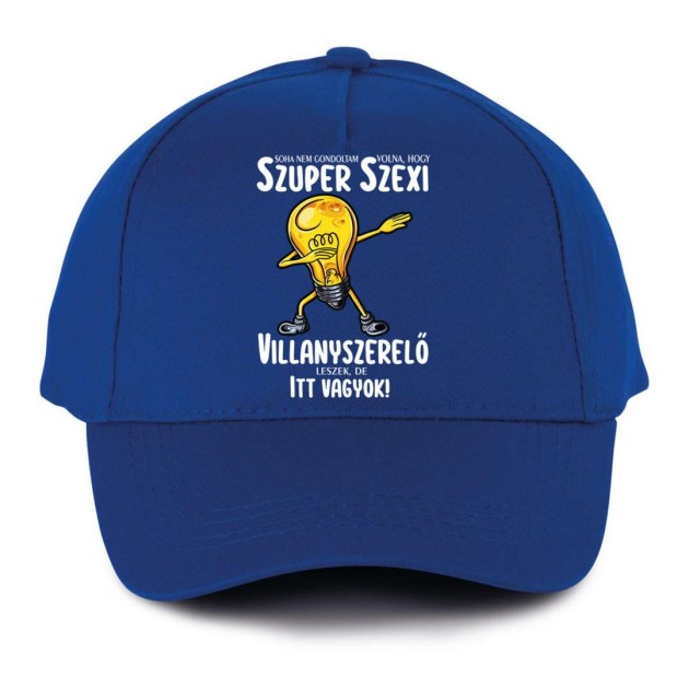 Vicces Baseball Sapka Bs135 Szexi Villanyszerelo Kek