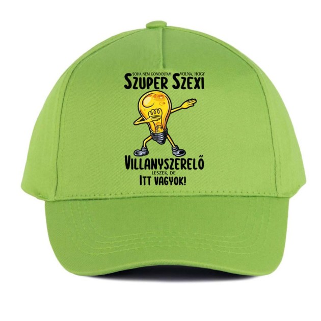 Vicces Baseball Sapka Bs135 Szexi Villanyszerelo Lime