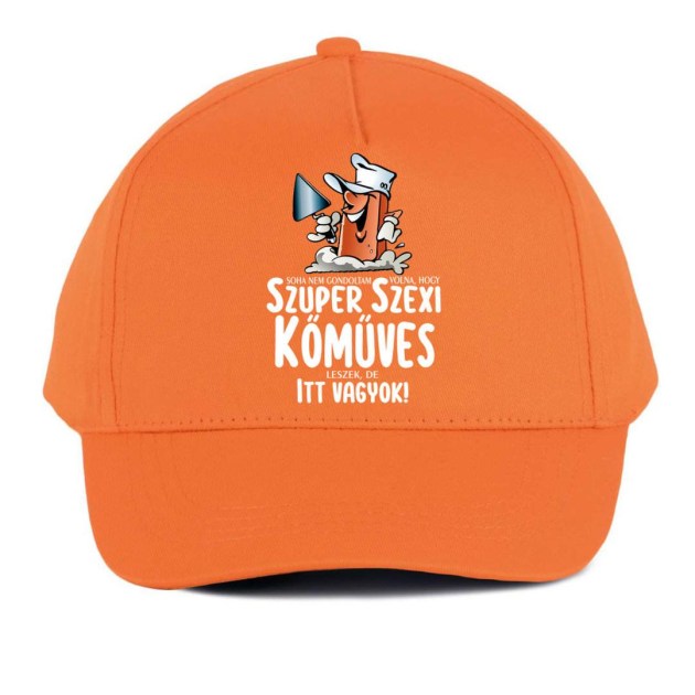 Vicces Baseball Sapka Bs136 Szexi Komuves Narancs