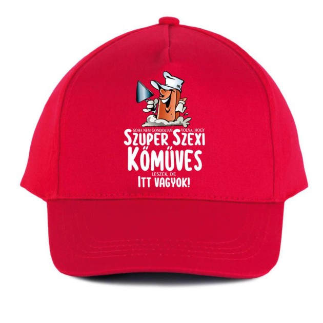 Vicces Baseball Sapka Bs136 Szexi Komuves Piros