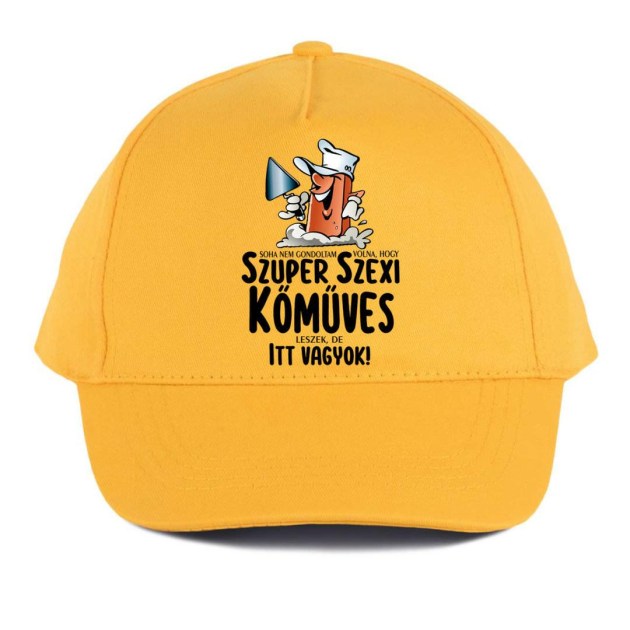 Vicces Baseball Sapka Bs136 Szexi Komuves Sarga