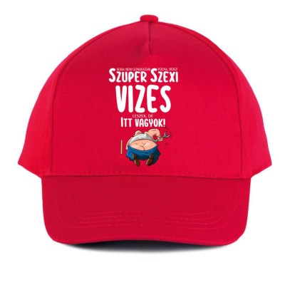 Vicces Baseball Sapka Bs137 Szexi Vizes Piros