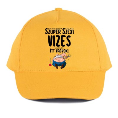 Vicces Baseball Sapka Bs137 Szexi Vizes Sarga