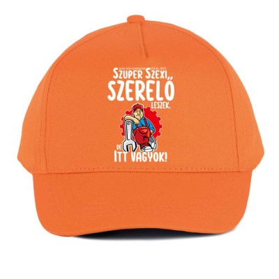 Vicces Baseball Sapka Bs139 Szexi Szerelo Narancs