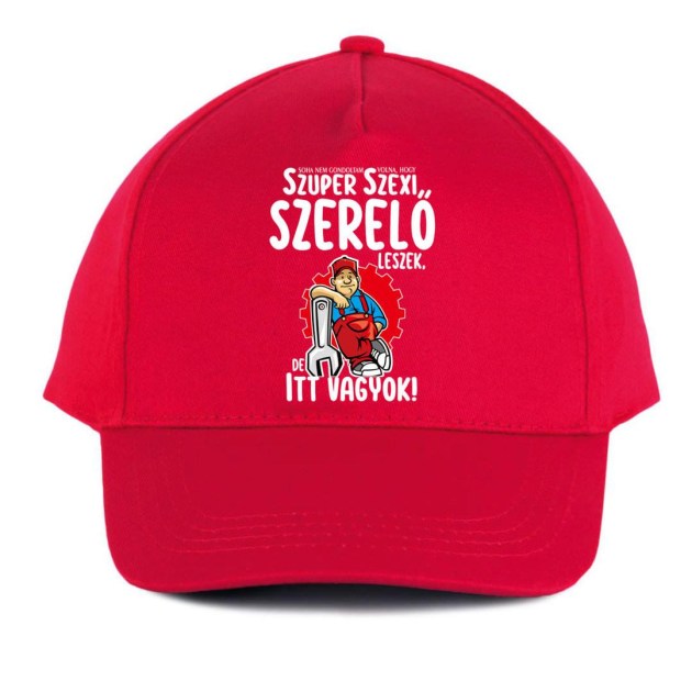 Vicces Baseball Sapka Bs139 Szexi Szerelo Piros