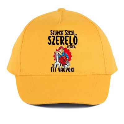 Vicces Baseball Sapka Bs139 Szexi Szerelo Sarga