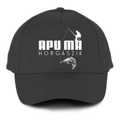 Vicces Baseball Sapka Bs147 Apu Ma Horgaszik Sotetszurke