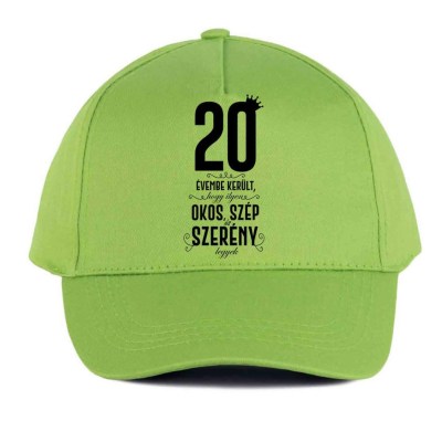 Vicces Baseball Sapka Bs73 20 Evembe Lime