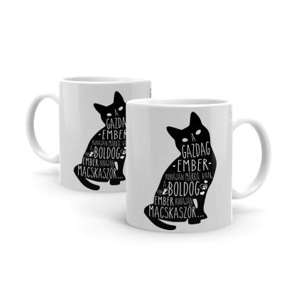 Vicces Bogre Kaves Bogre A Gazdag Emberek Macskaszor Cicas Ajandek Bx049