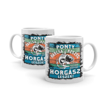 Vicces Bogre Kaves Bogre Ponty Harcsa Keszeg Vicces Ajandek Bx036 Horgasz Ajandek