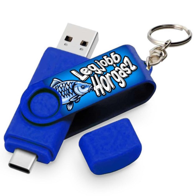Vicces Egyedi Pendrive Pe002 Legjobb Horgasz Kek