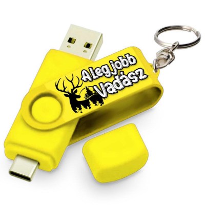 Vicces Egyedi Pendrive Pe003 Legjobb Vadasz Sarga