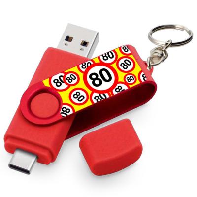 Vicces Egyedi Pendrive Pe034 80 Szuletesnapi Ajandek Piros