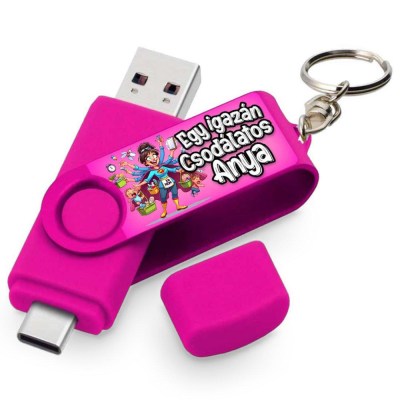 Vicces Egyedi Pendrive Pe044 Ajandek Anyanak Pink