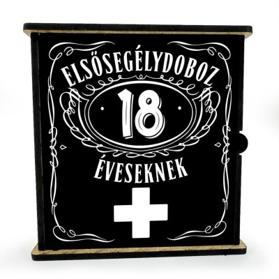 Vicces Elsosegely Doboz Csak Minoseg 18 Ved001 18 Szulinapi Ajandek