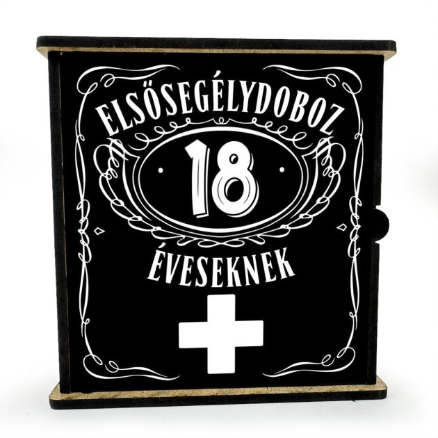 Vicces Elsosegely Doboz Csak Minoseg 18 Ved001 18 Szulinapi Ajandek